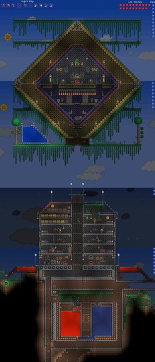 Terraria - А какой у тебя дом?